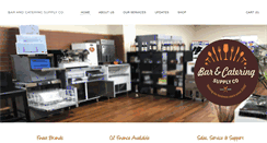Desktop Screenshot of barandcateringsupplies.com