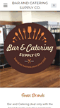 Mobile Screenshot of barandcateringsupplies.com