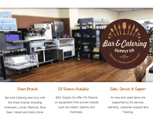 Tablet Screenshot of barandcateringsupplies.com